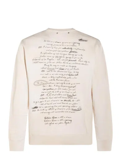Golden Goose Sweatshirt With The Dream Print Sweatshirts Beige In Neutral