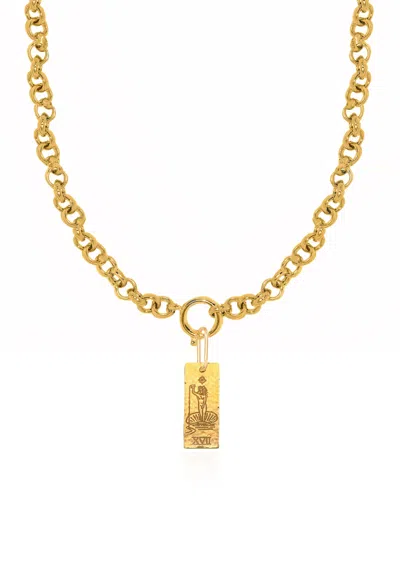 Hermina Athens Aphrodite Charm Kyklos Chain Accessories