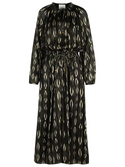 Isabel Marant 'sana' Silk Robe Noire