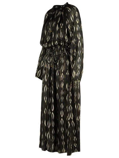 Isabel Marant 'sana' Silk Robe Noire