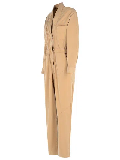 Isabel Marant Étoile Isabel Marant Etoile 'remady' Brown Cotton Jumpsuit