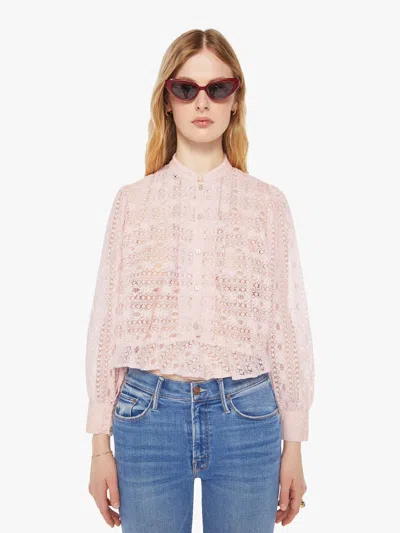 Alix Of Bohemia Ryland Shirt Blush Sweater In Pink