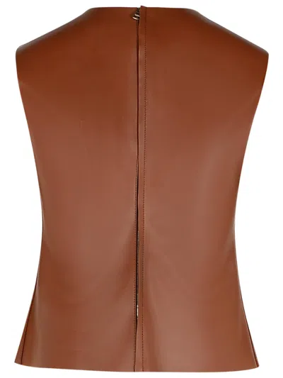 Jw Anderson Leather Tank Top Seam Detailing