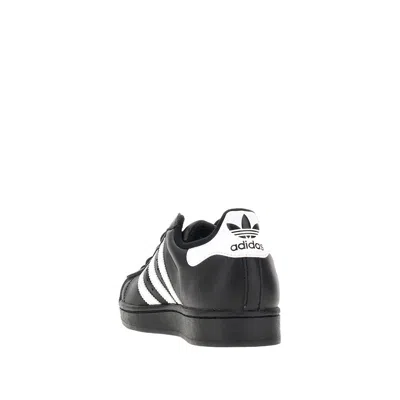 Adidas Originals Superstar Foundation "black/white" Sneakers In Black
