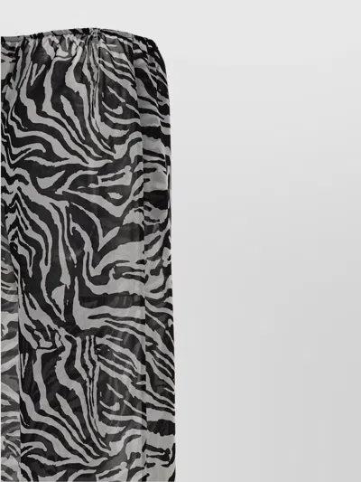 Rotate Birger Christensen Reina Olga Drawstring Trousers With Wide Leg