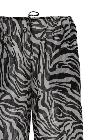 Rotate Birger Christensen Reina Olga Drawstring Trousers With Wide Leg