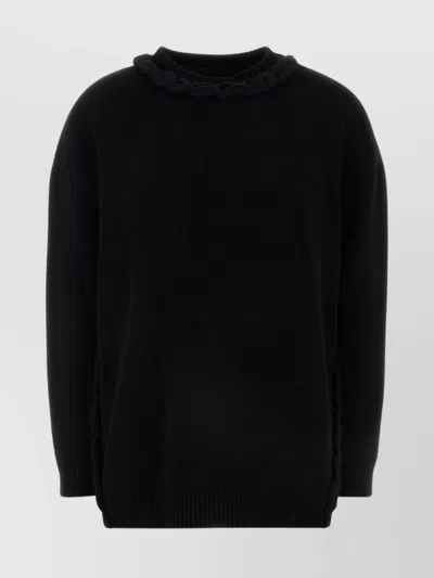 Valentino Garavani Black Wool Sweater
