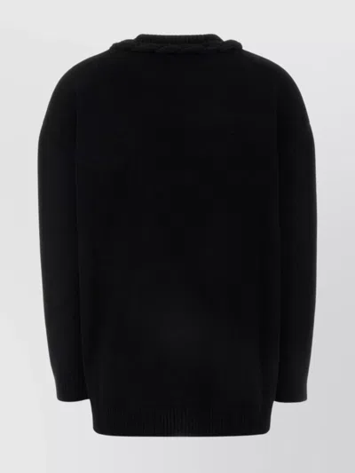 Valentino Garavani Black Wool Sweater