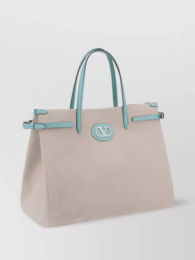 Valentino Antibes Logo Plaque Medium Tote Bag