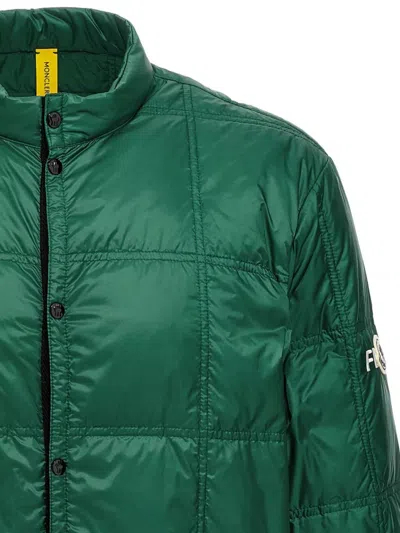 Moncler Genius Men Jayel Jacket Recycled Matt Longue Saison With Quilting Fragment