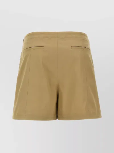 Theory Cotton Shorts With Back And Side Pockets