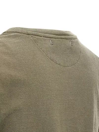 Golden Goose 'doris' Embellished Front T-shirt In Green