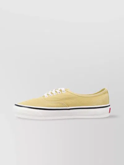 Vans Premium Authentic Duck Canvas Shoe In Yellow