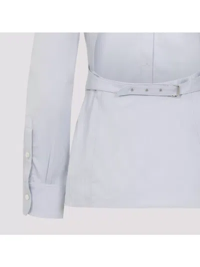 Jacquemus The Open-back Suit Shirt In Grey