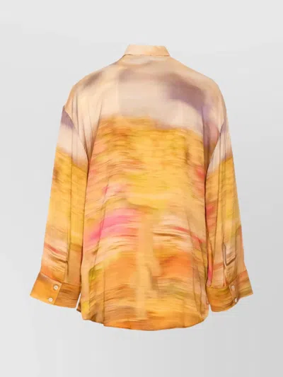 Pinko Life Printed Viscose Shirt