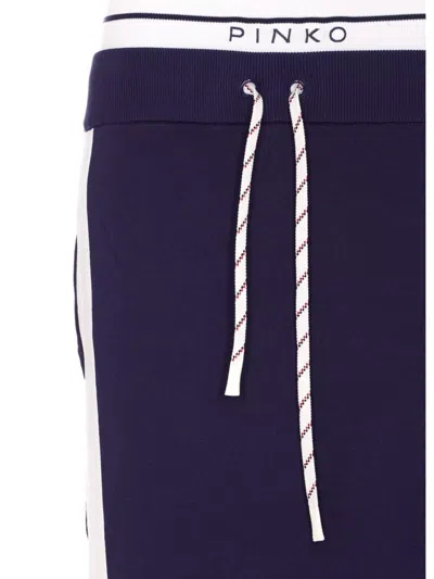 Pinko Jupe Crayon En Molleton Avec Bande Latérale