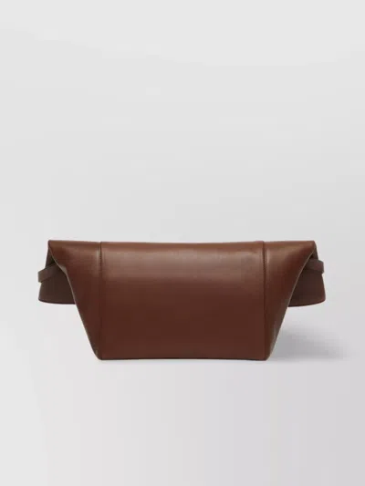 Max Mara Maxmara Women Mmclaspclutch - Small Natural Leather Clutch Bag