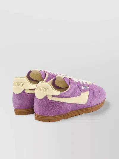 Autry Windspin Low Woman Suede Leather Sneakers