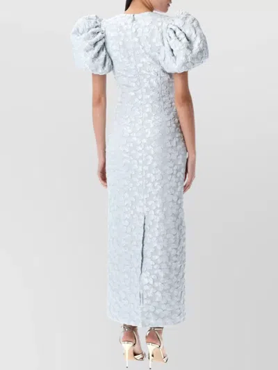 Rotate Birger Christensen Rotate 'puffy' Light Blue Polyester Blend Dress Women