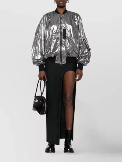 Junya Watanabe Metallic Effect Bomber Jacket