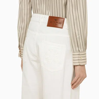 Etro Basic Straight-leg Jeans In White