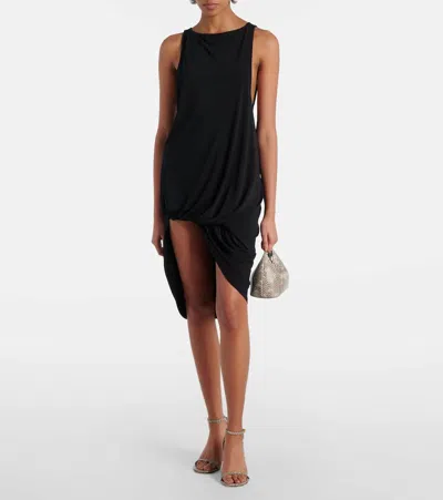 Jacquemus Women's La Robe Peplo Courte In Black