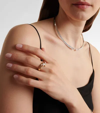 Bucherer Fine Jewellery Inner Fire 18kt Gold Ring With Diamonds In Gold