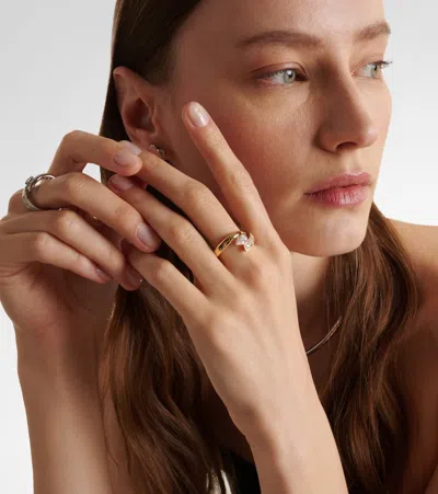 Bucherer Fine Jewellery Inner Fire 18kt Gold Ring With Diamonds In Gold