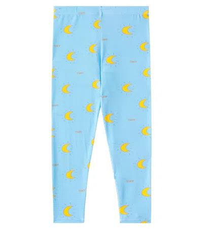 MIDNIGHT SUN印花紧身裤