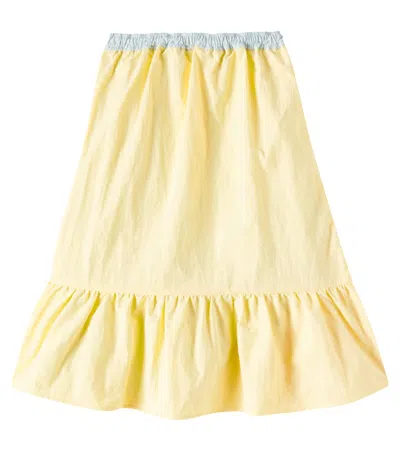 Tinycottons Colorblocked Wrap Skirt In Multicoloured