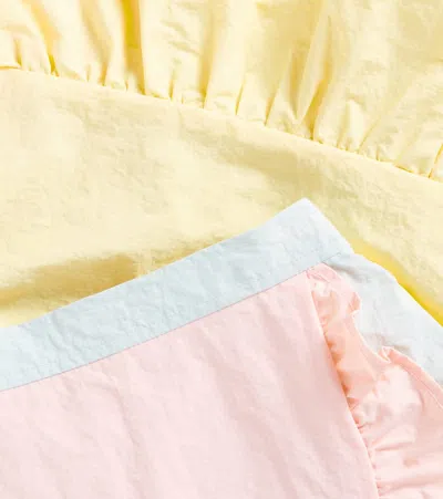 Tinycottons Colorblocked Wrap Skirt In Multicoloured