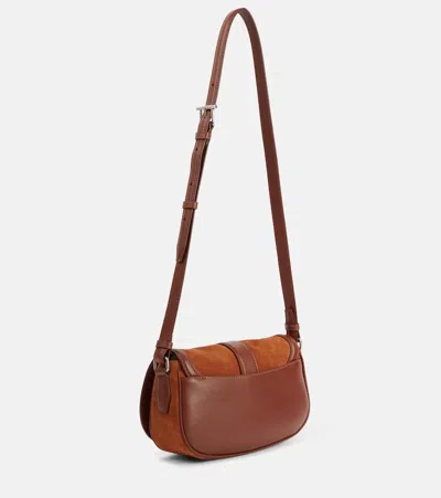 Alexander Mcqueen Mcqueen Mini T-bar Shoulder Bag In Brown
