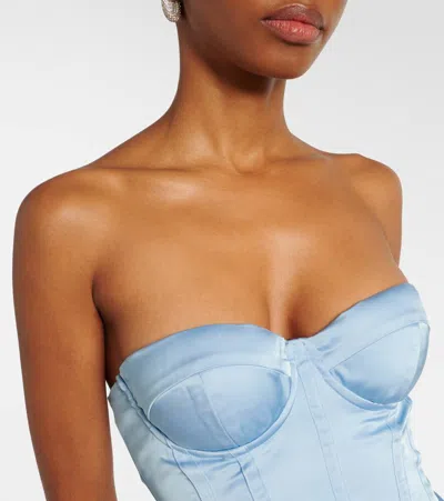 Rotate Birger Christensen Bridal Corset Gown In Blue