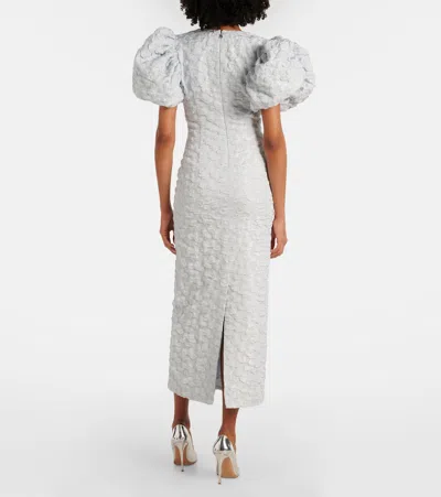 Rotate Birger Christensen Rotate 'puffy' Light Blue Polyester Blend Dress Women In Blue