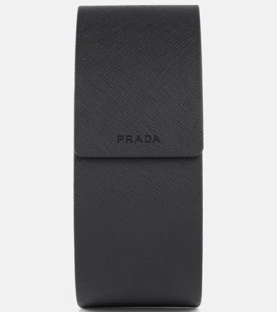 Prada Rectangular Sunglasses In Black