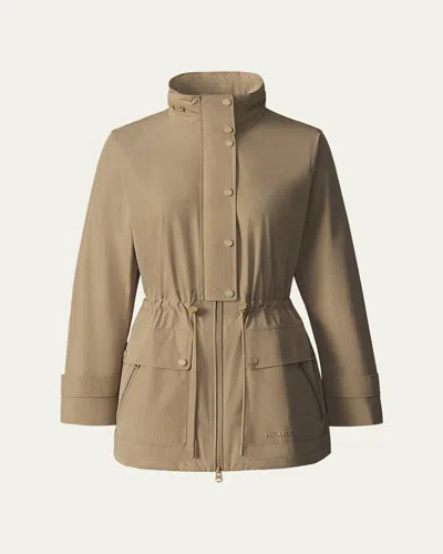 Mackage Keryn Mid-length Rain Jacket In Lt Camel