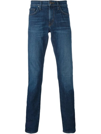 J Brand Tyler Slim Straight Jeans In Blu