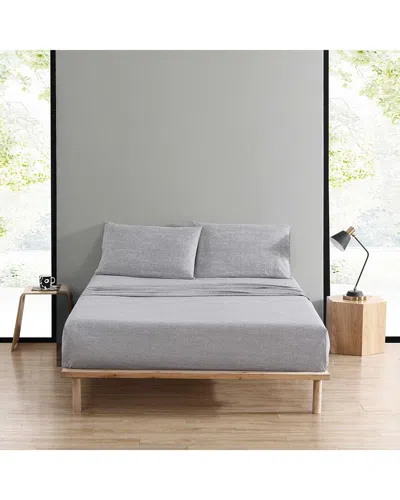 Marimekko 200 Thread Count Orkanen Percale Sheet Set In Grey