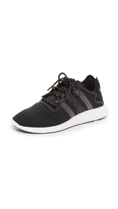 Shop Y-3 Yohji Runner Sneakers In Core Black/reflective/ftw Whit