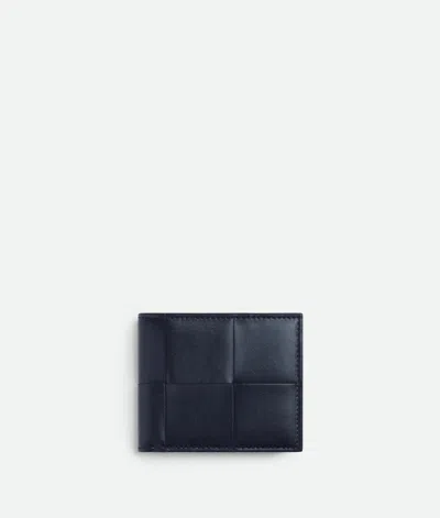 Bottega Veneta Slim Cassette Long Wallet In Black