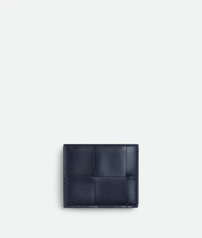 Bottega Veneta Slim Cassette Long Wallet In Black