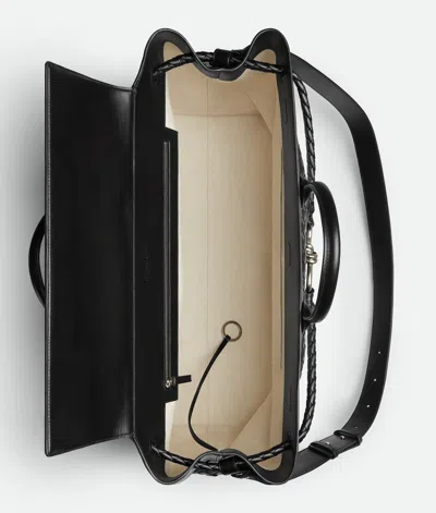 Bottega Veneta Large Andiamo Voyager In Black