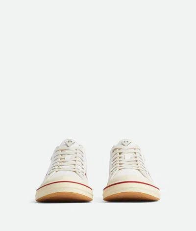 Bottega Veneta Eliot Mid-top Canvas Sneakers In White