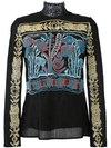 PETER PILOTTO embroidered high neck top,DRYCLEANONLY