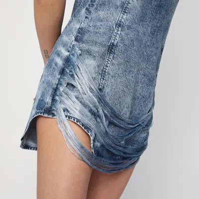 Diesel Mini Dress De-dra-short-fsg In Blue