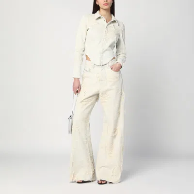Diesel Shirt De-madeline-fsg White In Blue