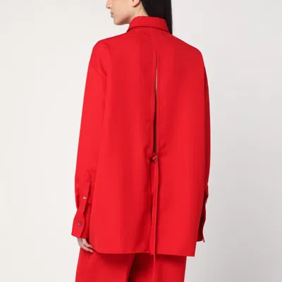 Ami Alexandre Mattiussi Hemd Mit Schlitz Hinten In Red