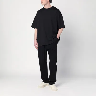 Fear Of God Drop-shoulder T-shirt In Black