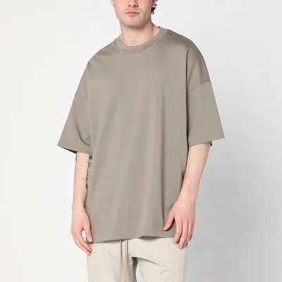 Fear Of God Relaxed Fit Drop Shoulder T-shirt In Beige