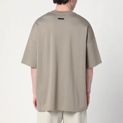 Fear Of God Relaxed Fit Drop Shoulder T-shirt In Beige